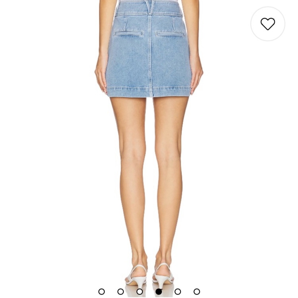 Veronica Beard Revolve Moxie Mini Skirt in Silverwood Blue Size 10 EUC - Picture 2 of 14